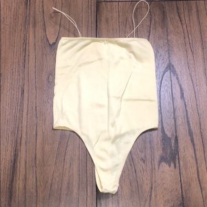 yellow PacSun bodysuit